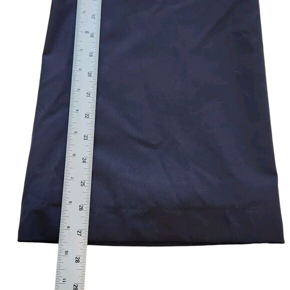 Lands End Outfitters Women's 14 Wool Blend Lined Straight Leg Black Career Pants - Picture 10 of 15